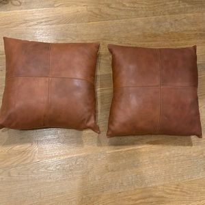 Lamb skin pillows (2)